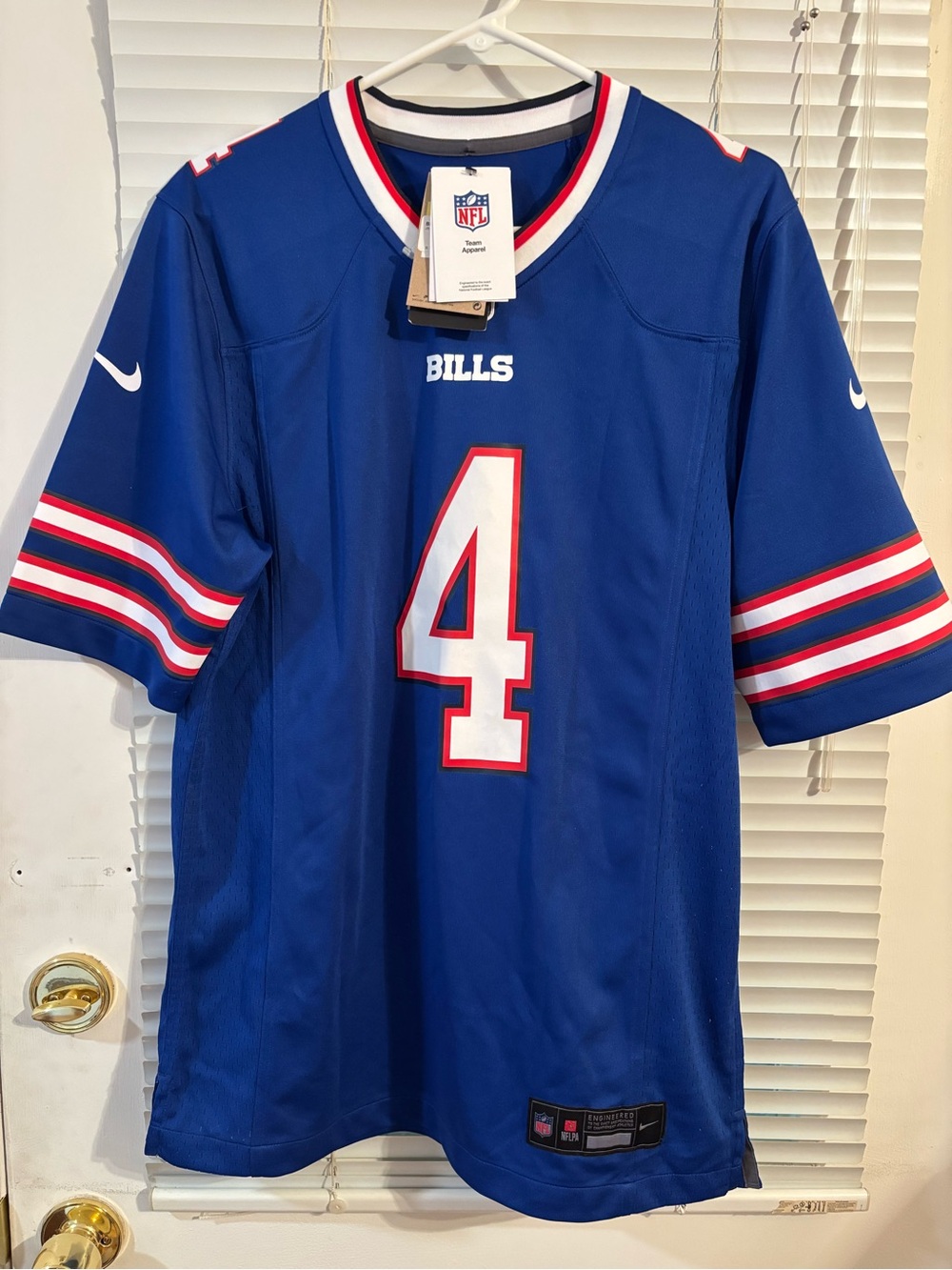 New Buffalo Bills James Cook Authentic Nike Home Game Jersey Men’s Size Small